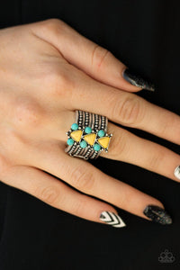 Paparazzi Accessories-Point Me To Phoenix - Yellow Ring