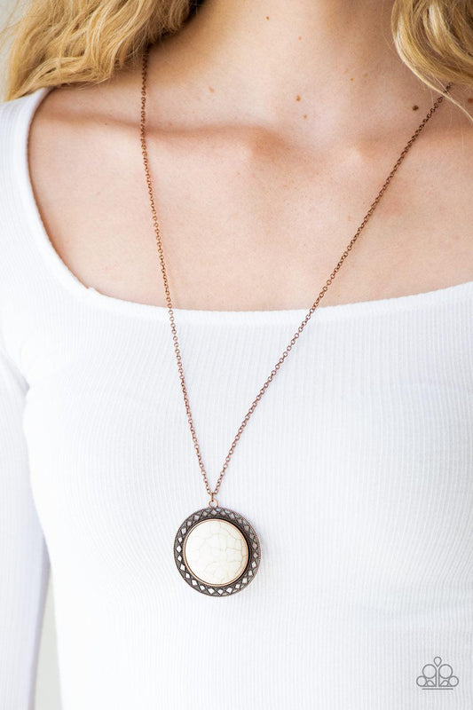 Paparazzi Accessories-Run Out Of RODEO - Copper Necklace
