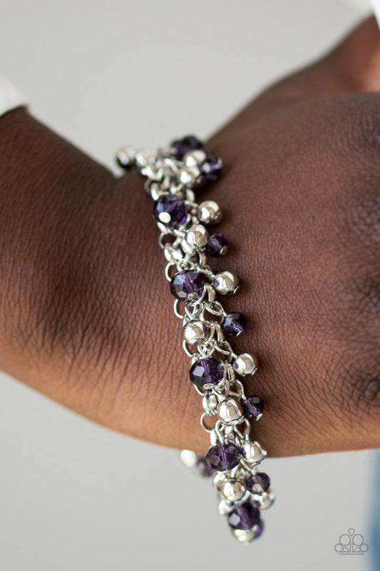 Paparazzi Accessories-Just For The FUND Of It! - Purple Bracelet