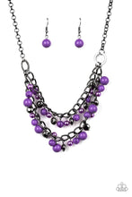 Paparazzi Accessories-Watch Me Now - Purple Necklace