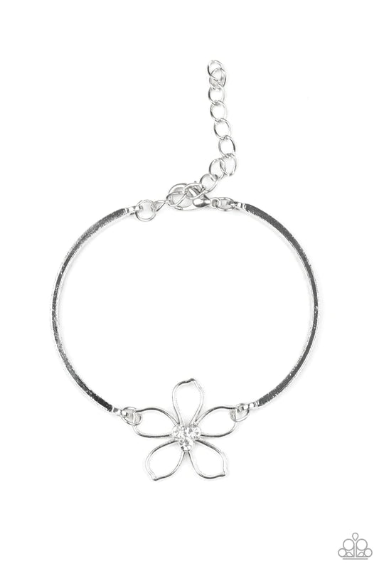 Hibiscus Hipster White Bracelet - Jewelry by Bretta