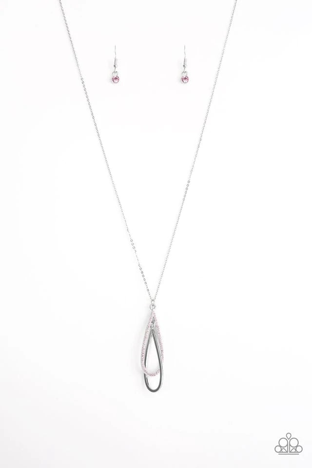 Step Into the Spotlight Pink Necklace - Jewelry by Bretta