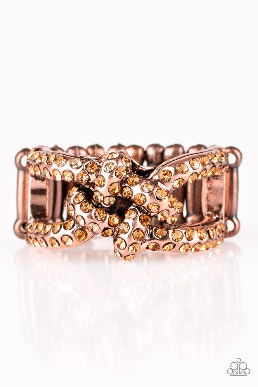 Paparazzi Accessories-Can Only Go UPSCALE From Here - Copper Ring