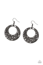 Paparazzi Accessories-Wistfully Winchester - Black Earrings