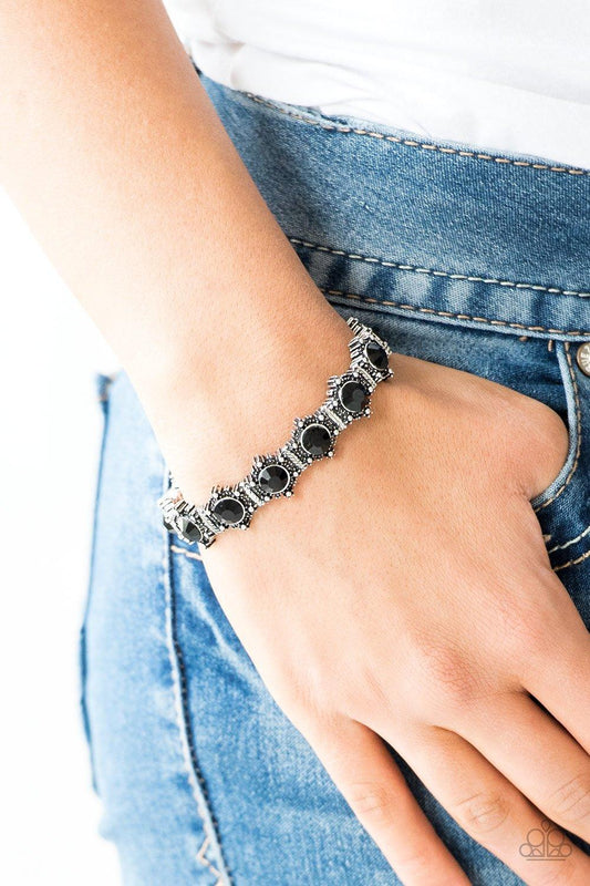 Paparazzi Accessories-Strut Your Stuff - Black Bracelet