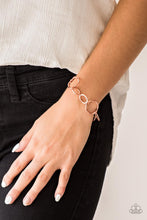 Paparazzi Accessories-Ring Up The Curtain - Copper Bracelet