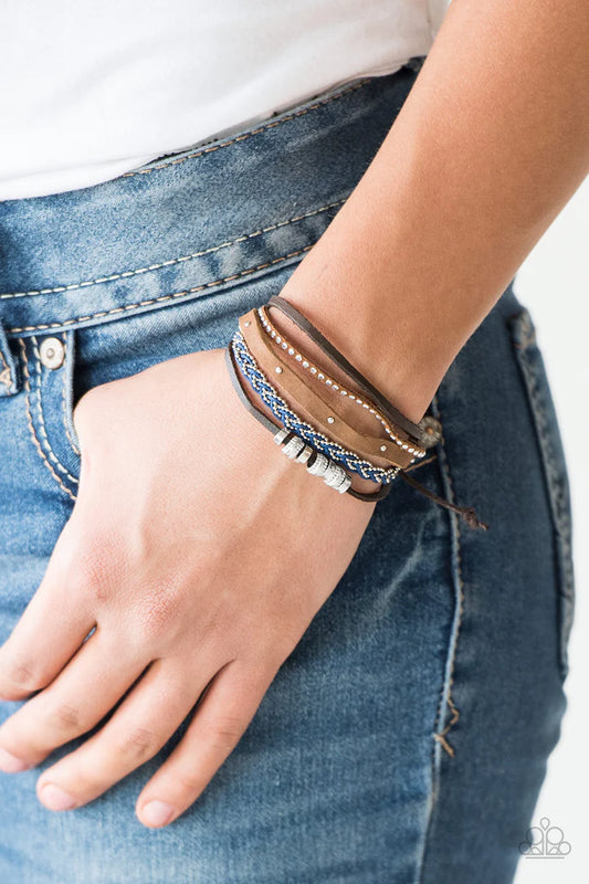 Day-Trip Trotter Blue Bracelet - Jewelry by Bretta