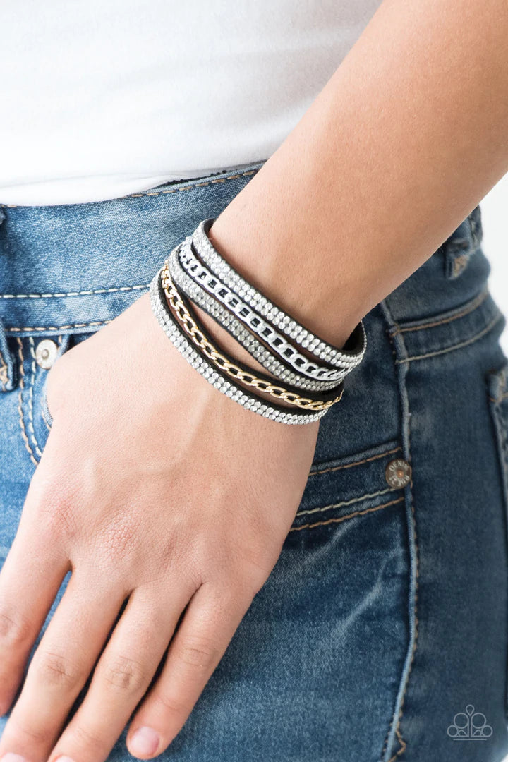 Molten Mogul Green Bracelet - Jewelry by Bretta