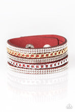 Paparazzi Accessories-Fashion Fiend - Red Bracelet
