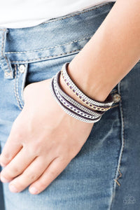 Paparazzi Accessories-Fashion Fiend - Purple Bracelet