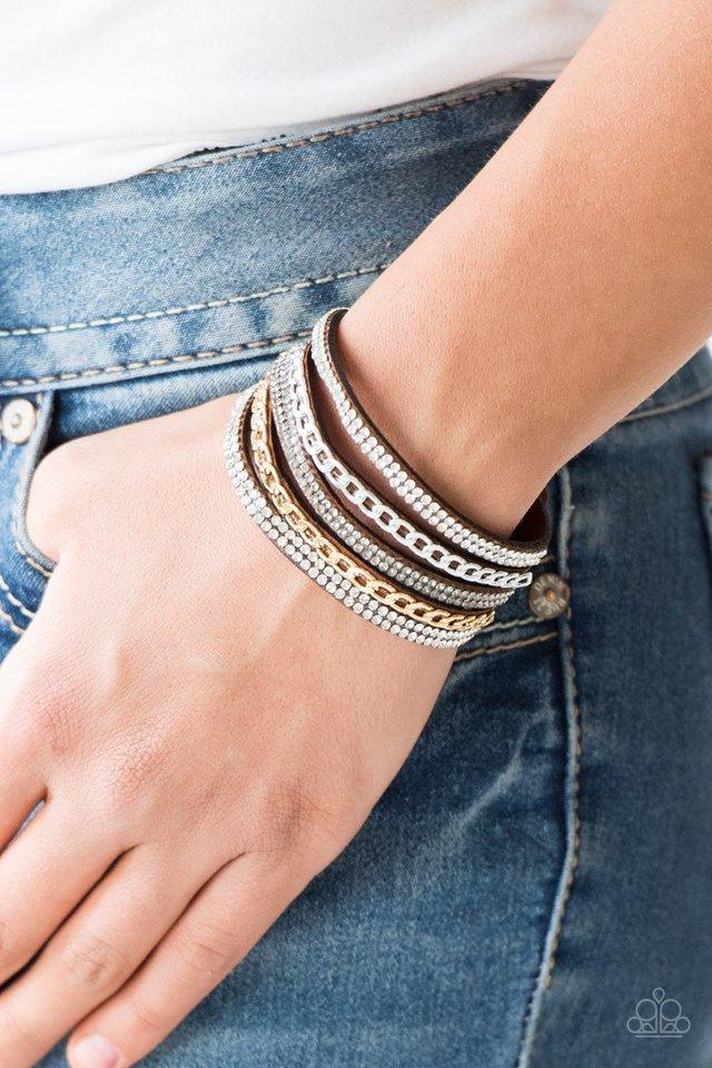 Fashion Fiend Brown Bracelet - Jewelry by Bretta