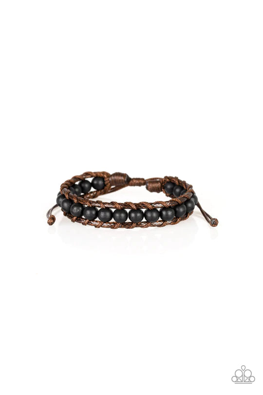 Rural Rover Brown Bracelet - Jewelry by Bretta