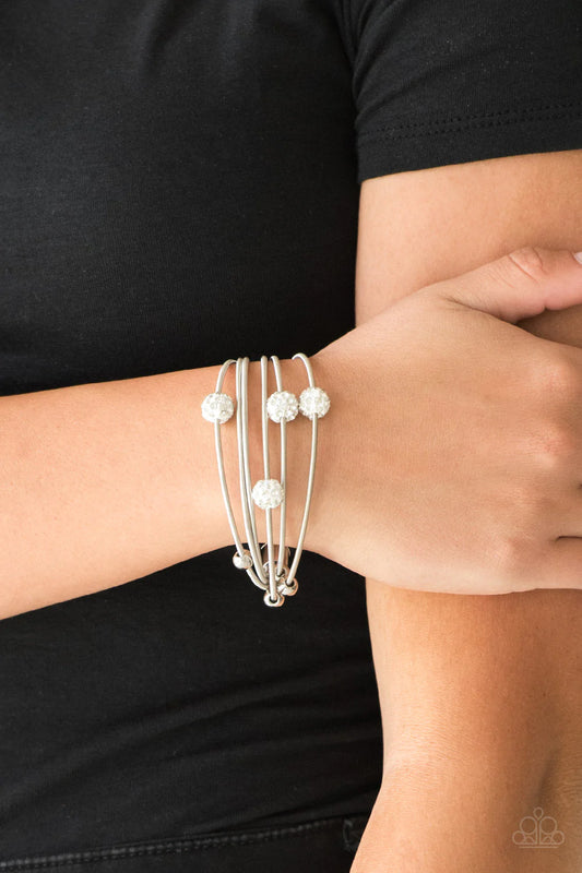 Marvelously Magnetic White Bracelet - Jewelry by Bretta