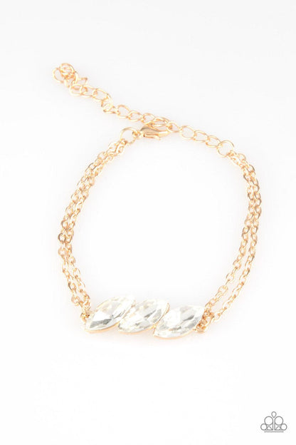Paparazzi Accessories-Pretty Priceless - Gold Bracelet