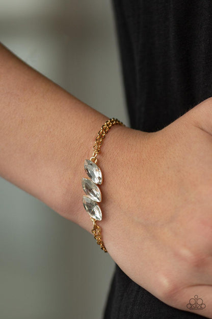 Paparazzi Accessories-Pretty Priceless - Gold Bracelet