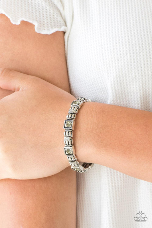 Paparazzi Accessories-Metro Marvelous - Silver Bracelet