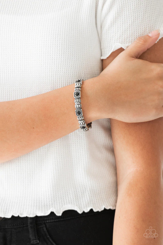 Metro Marvelous Black Bracelet - Jewelry by Bretta