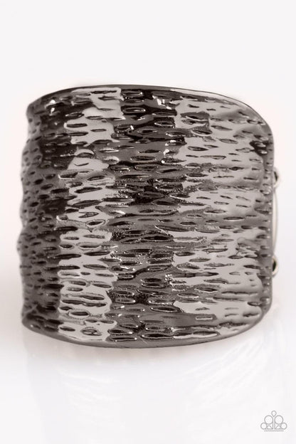 Paparazzi Accessories-Paleo Patterns - Black Ring