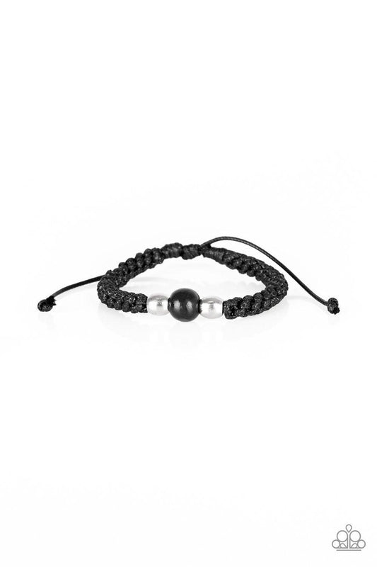 Once Upon A FORESTER braided black bracelet - Jewelry by Bretta
