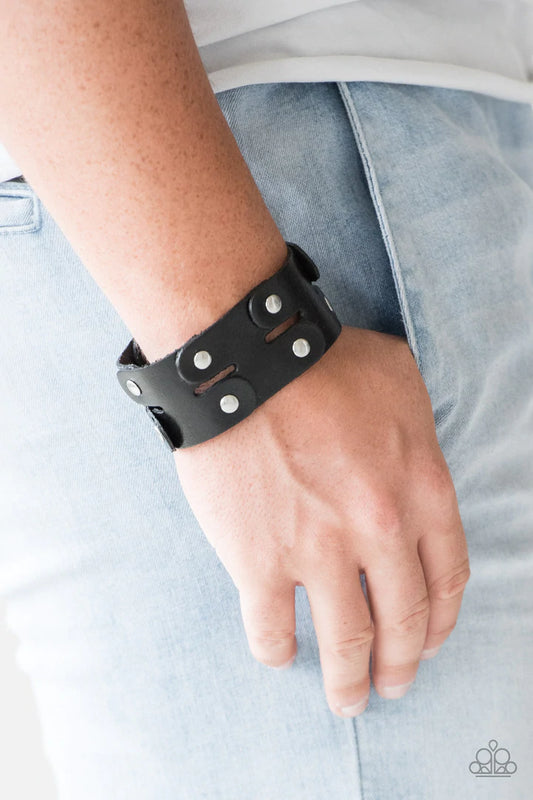 Downright Desperado Black Bracelet - Jewelry by Bretta