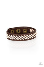 Paparazzi Accessories-Watch Your BACKPACKER - Brown Urban Bracelet