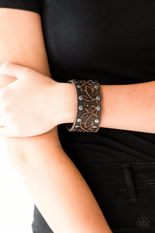 Paparazzi Accessories-Nature Guide - Brown Urban Bracelet