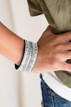 Paparazzi Accessories-Rebel Radiance - Black Wrap Bracelet