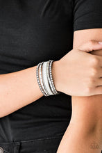 Paparazzi Accessories-Seize The Sass - Silver Bracelet