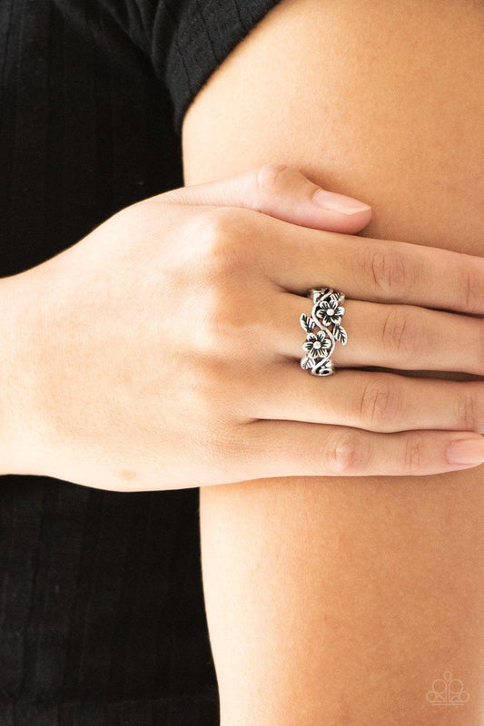 Paparazzi Accessories-Stop and Smell The Flowers - Silver Ring