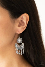 Mantra to Mantra Silver Earrings - Jewelry by Bretta