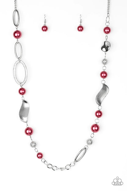 All About Me Red Necklace - Jewelry by Bretta