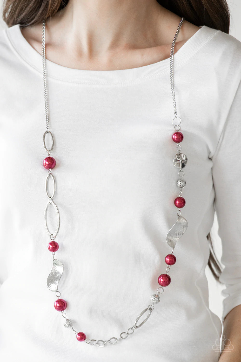 All About Me Red Necklace - Jewelry by Bretta