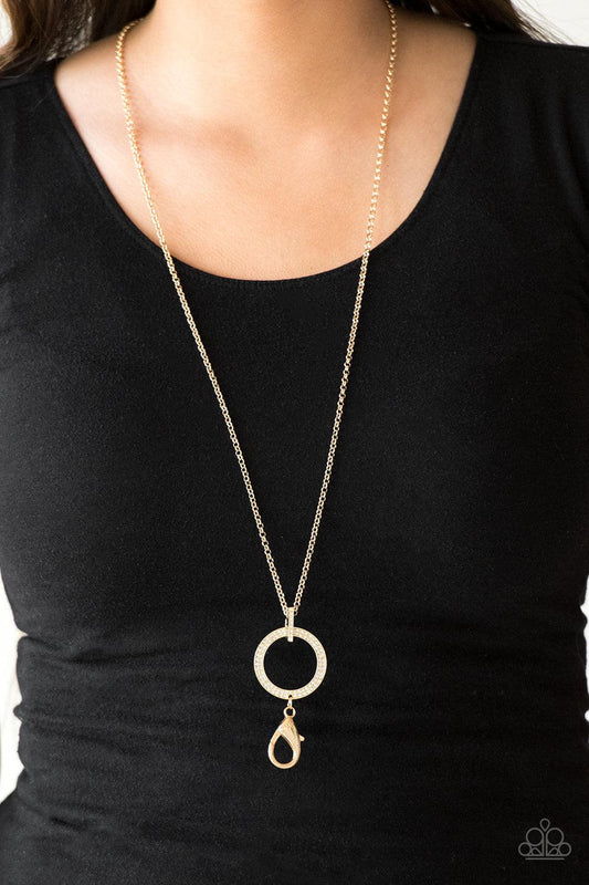 Paparazzi Accessories-Straight To The Top - Gold Necklace