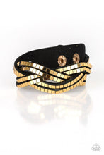 Paparazzi Accessories-Looking For Trouble - Gold Bracelet