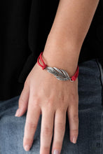 Paparazzi Accessories-Faster Than FLIGHT - Red Bracelet