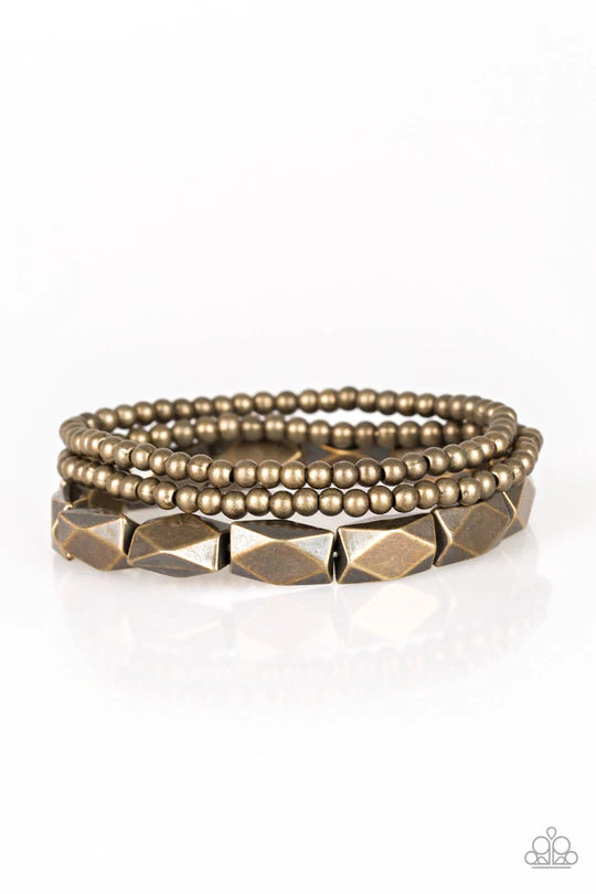 Metal Movement Brass Bracelet - Jewelry by Bretta