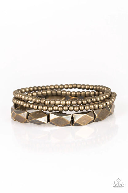 Metal Movement Brass Bracelet - Jewelry by Bretta