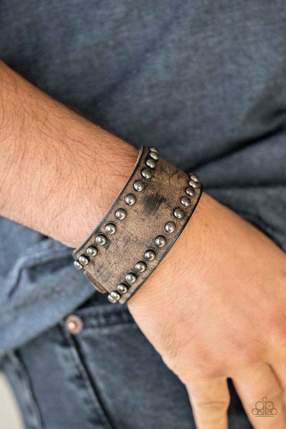 Molten Mogul Green Bracelet - Jewelry by Bretta