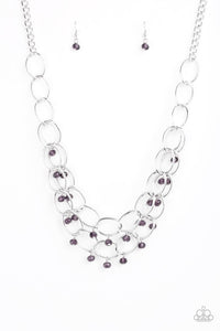 Yacht Tour Purple Necklace - Jewelry by Bretta