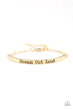Dream Out Loud Gold Bracelet - Jewelry by Bretta