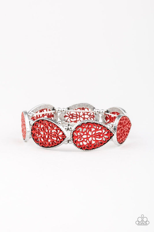 Heirloom Hunter Red  Bracelet -  Jewelry By Bretta