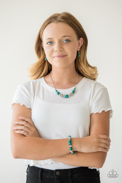 Paparazzi Accessories-Very VIP - Green Bracelet