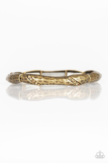 Paparazzi Accessories- Watch Out For Ice - Brass Bracelet - jewelrybybretta