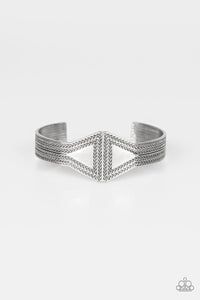Paparazzi Accessories- Zen Den - Silver Bracelet - jewelrybybretta