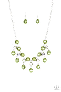 Queen of the Gala Green Necklace - Jewelry by Bretta