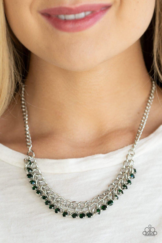 Glow and Grind Green Necklace - Jewelry by Bretta - Jewelry by Bretta
