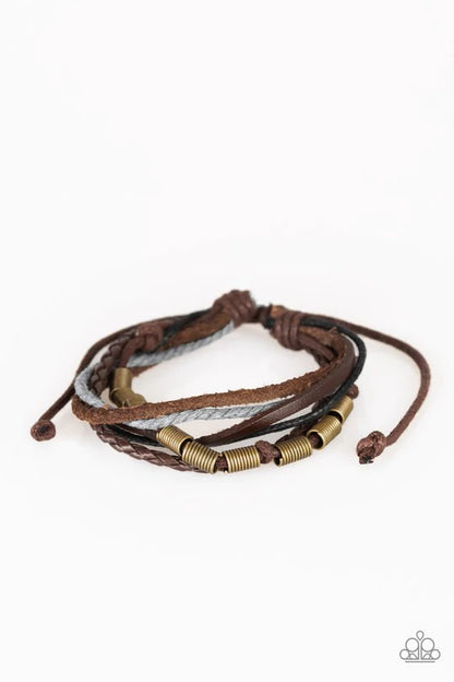 Forest Front Runner Brown Bracelet - Jewelry by Bretta