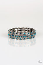 Modern Magnificence Blue Bracelet - Jewelry by Bretta