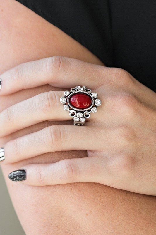 Paparazzi Accessories-Noticeably Notable - Red Ring