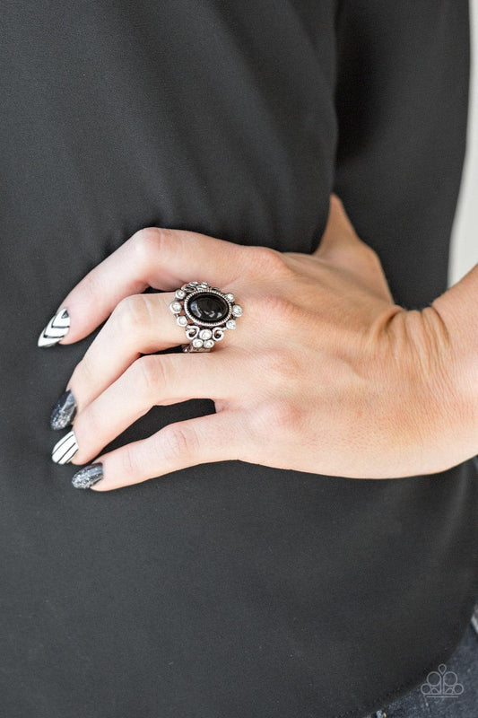 Paparazzi Accessories-Noticeably Notable - Black Ring